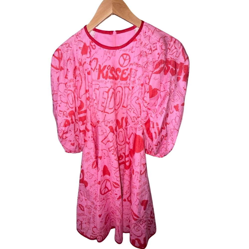 Zimmermann Pink and Red Graphic Dress - Picture 4 of 11